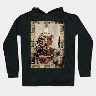 Еgyptian woman with lotus flower Hoodie